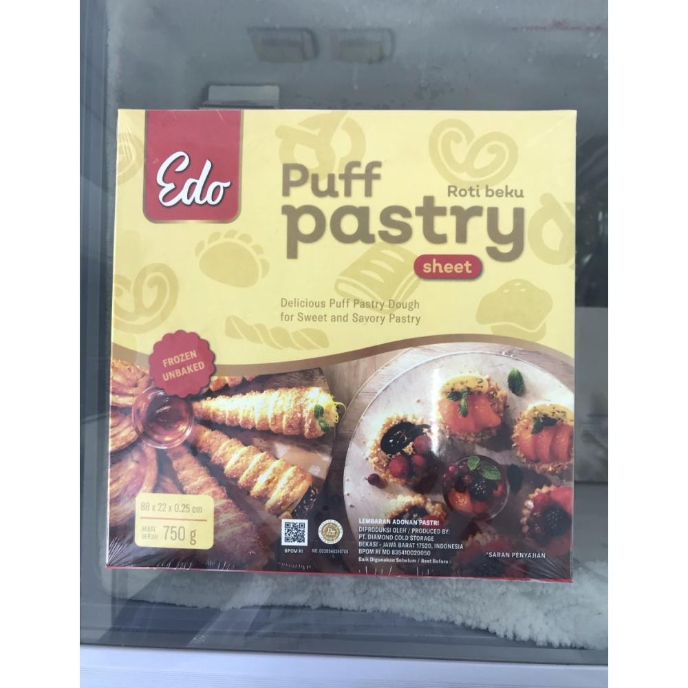 

EDO PUFF PASTRY 750GR ( HARUS INSTANT ) Nugi