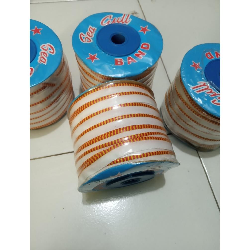 

Pita Capital Head Band 1 Roll Tali Pita Jilid Punggung Buku Hardcover Nugi