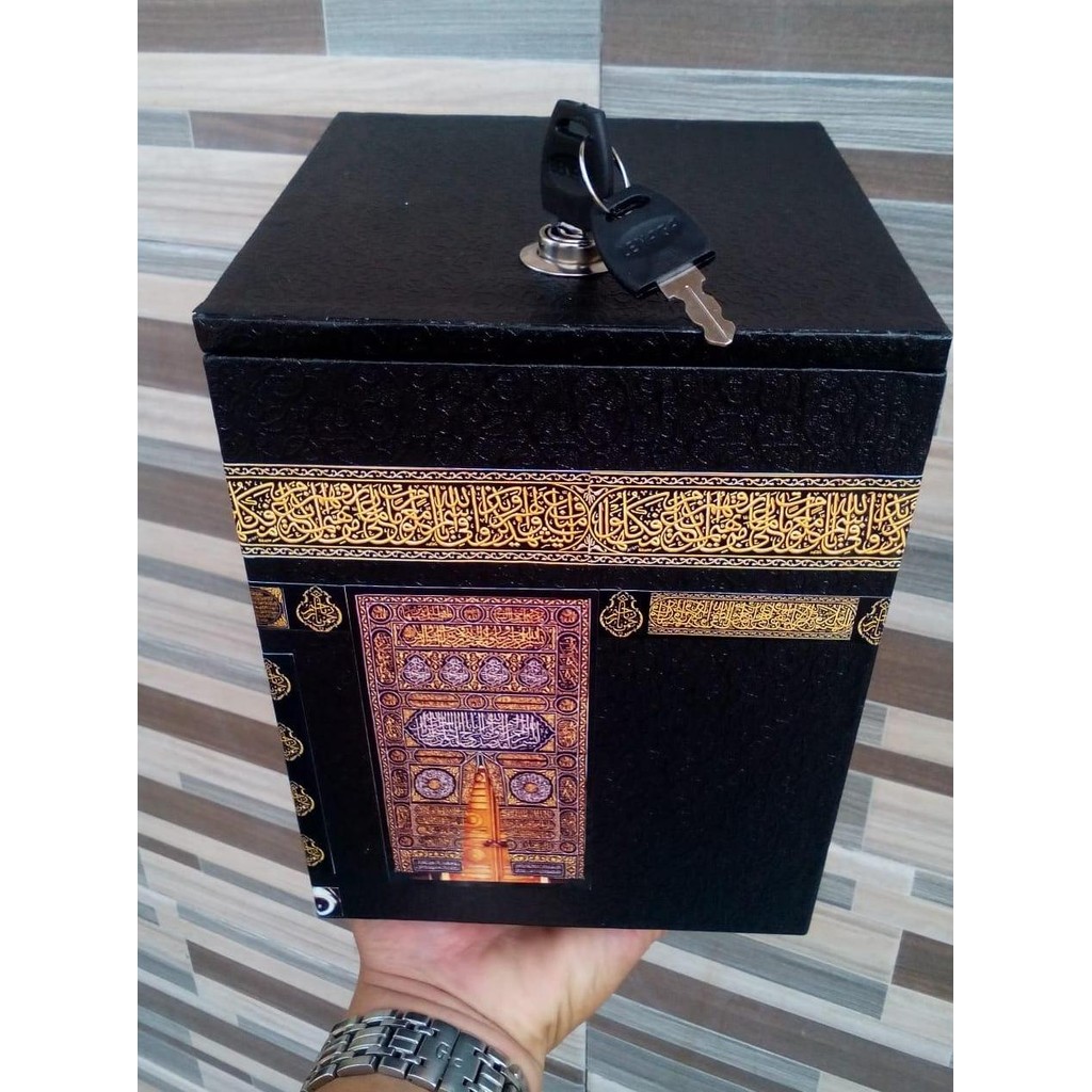 Celengan kabah kunci// celengan kabah kayu