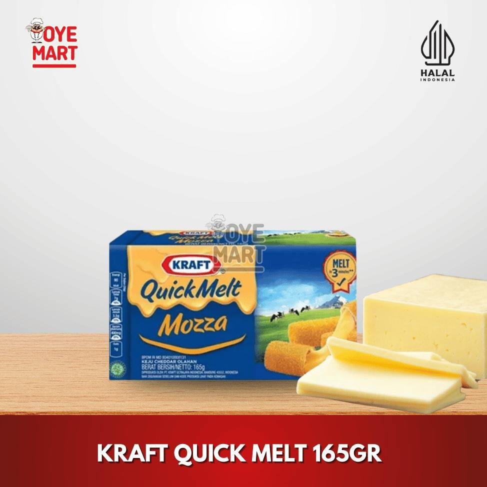 

KEJU KRAFT QUICK MELT 165GR / KEJU LELEH MOZARELLA Nugi