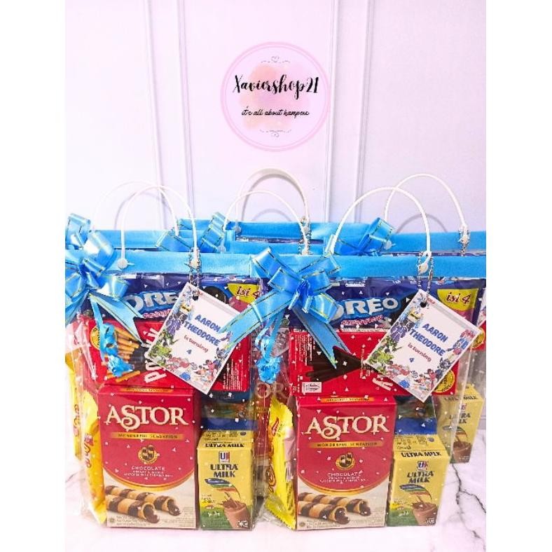 PAKET SNACK ULTAH ANAK PREMIUM 3 (FREE CARD) Nugi