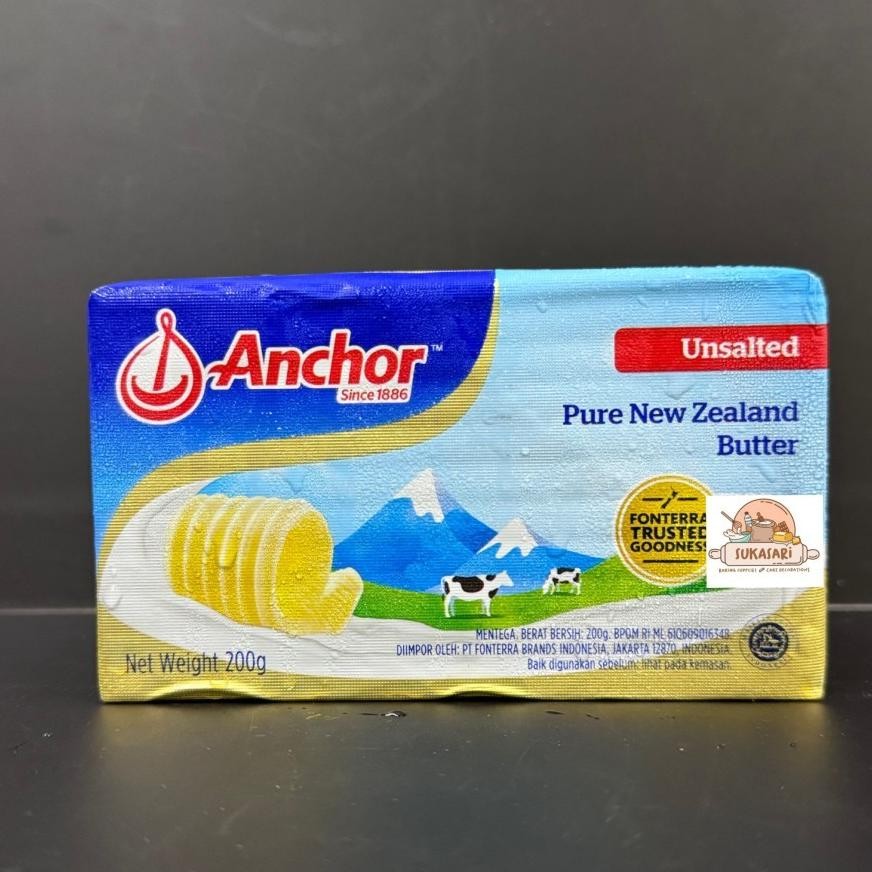 

Sukasari - Anchor Unsalted Butter 200gr - Mentega Tawar Nugi