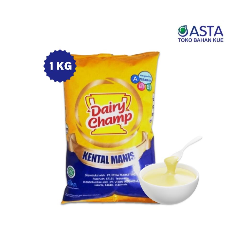 

Dairy Champ Susu Krimer Kental Manis 1 Kg & 2,5 Kg Nugi
