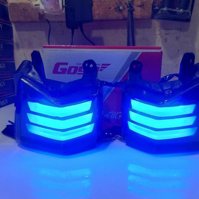 LAMPU DAJJAL LAMPU MOTOR  TERANG LAMPU SEN SEIN DEPAN NMAX LED MODISH SENJA PUTIH