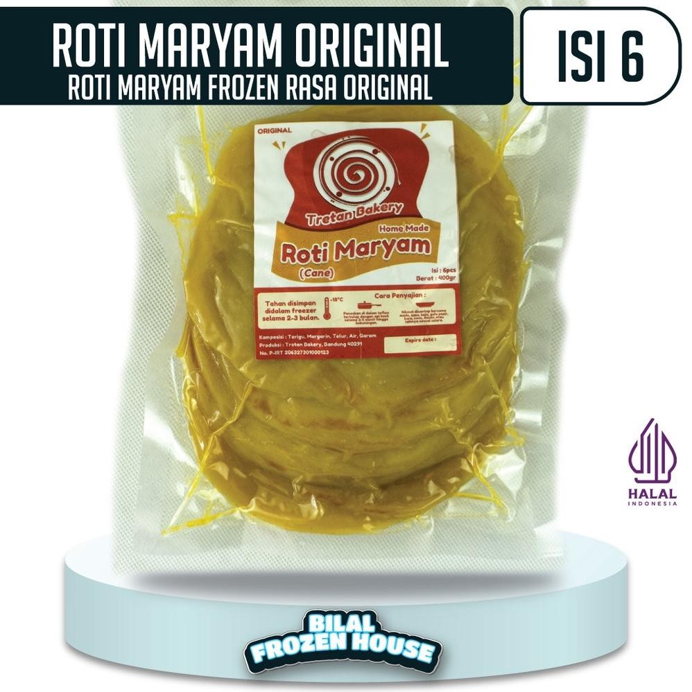 

Roti Maryam - Roti Canai Frozen - Roti Cane Tretan Bakery Nugi