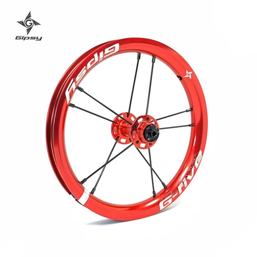 Terlaris Gipsy G-Five Push Balance Bike 12" Wheel Set - Sepeda Anak - Red