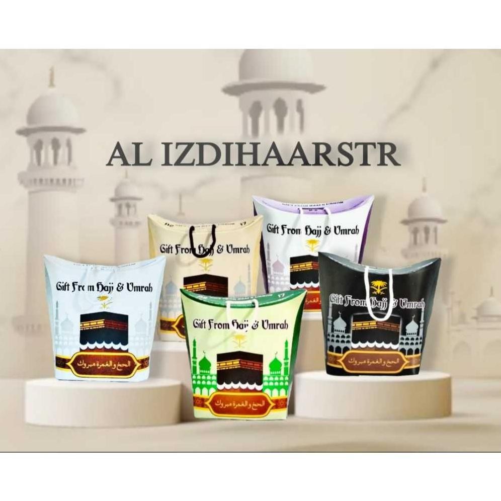 

Paper Bag Tali Pleh oleh Haji dan Umroh 1 Pack isi 50 Pcs Nugi