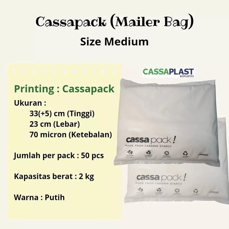 

Terbaru! Polymailer mailer Medium Bag Kantong Plastik Singkong Packing Cassapack Serba Serbi Medium Size Nugi