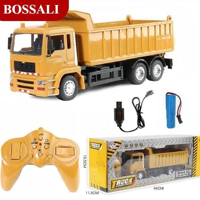 Mainan Dump Truck 8WD RC Mobil Remote Control Mobil Alat Berat