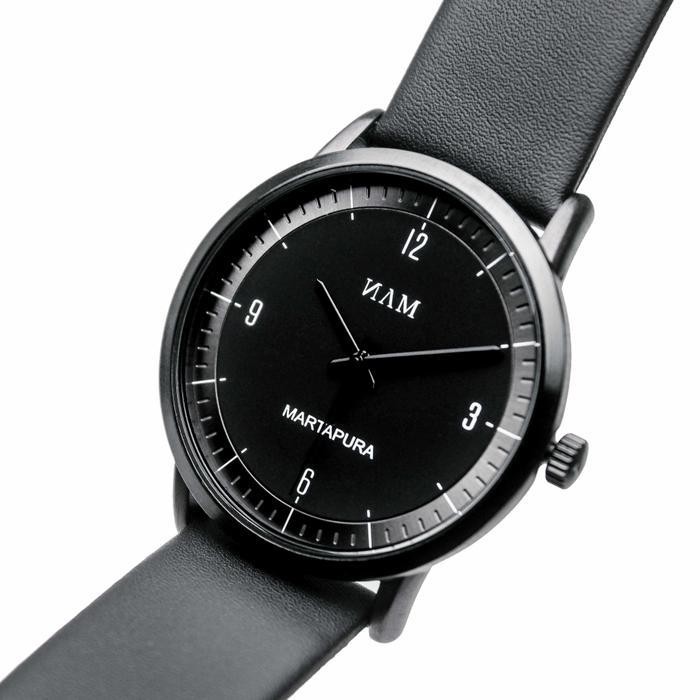 Nam Martapura Mp001 Jam Tangan Pria Hitam Stainless Steel Back