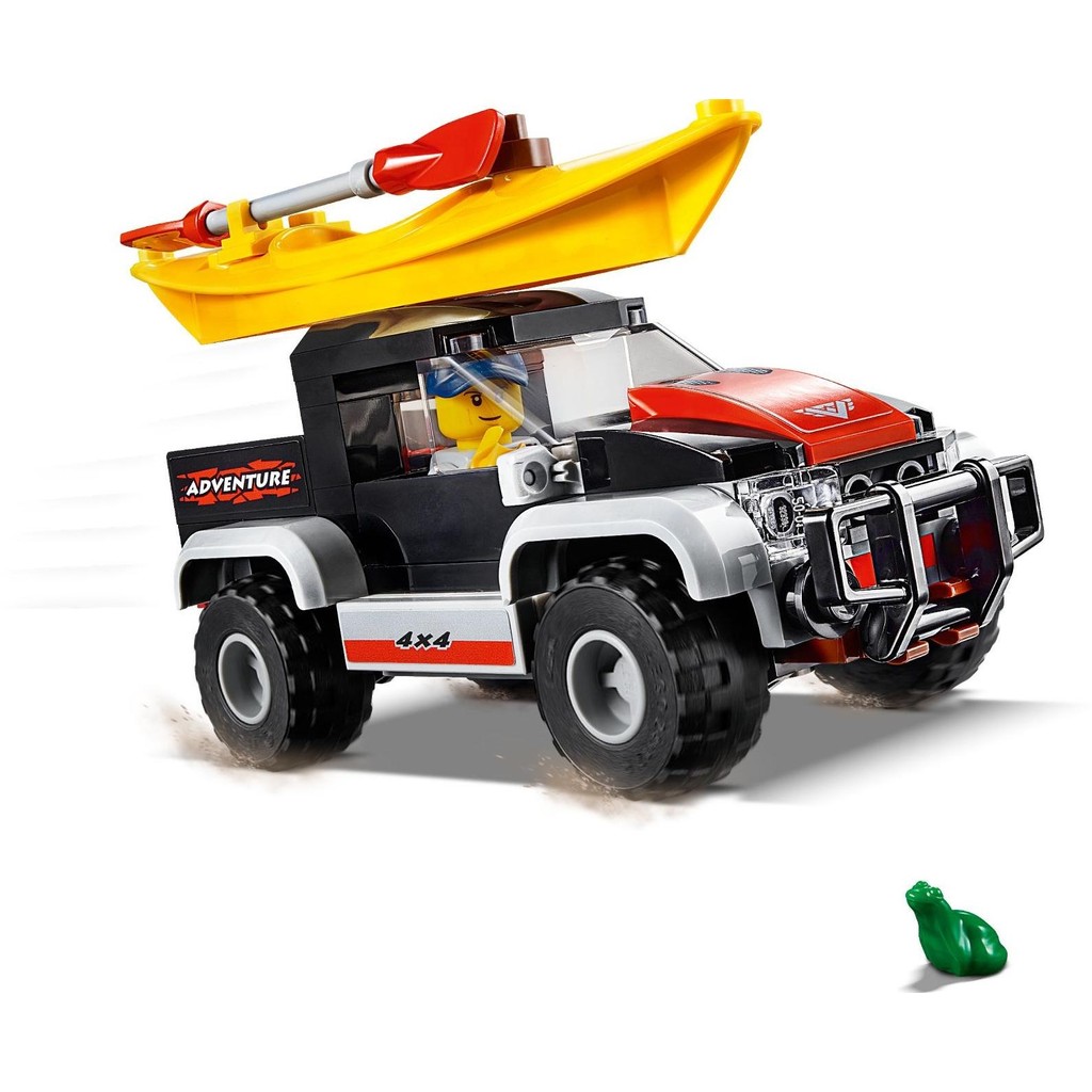LEGO Original CITY 60240 Kayak Adventure - Mainan Anak Edukasi Lego Mobil Lego Kapal Lego Kreatif