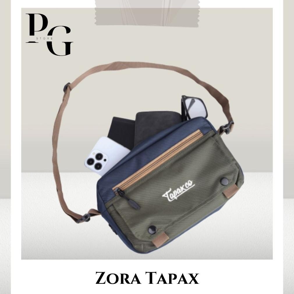 Terlaris TAPAX ZORA // Tas Selempang Slingbag Casual Zora Tapax - Tas Trending