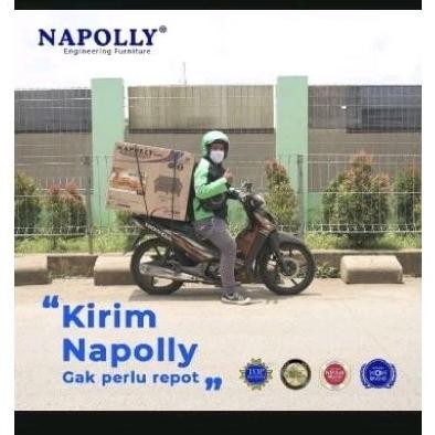 Napolly Kursi senderan - kursi plastik - kursi santai ROTAN Kursi Napolly KRS 8R3 Plastik Berkualita