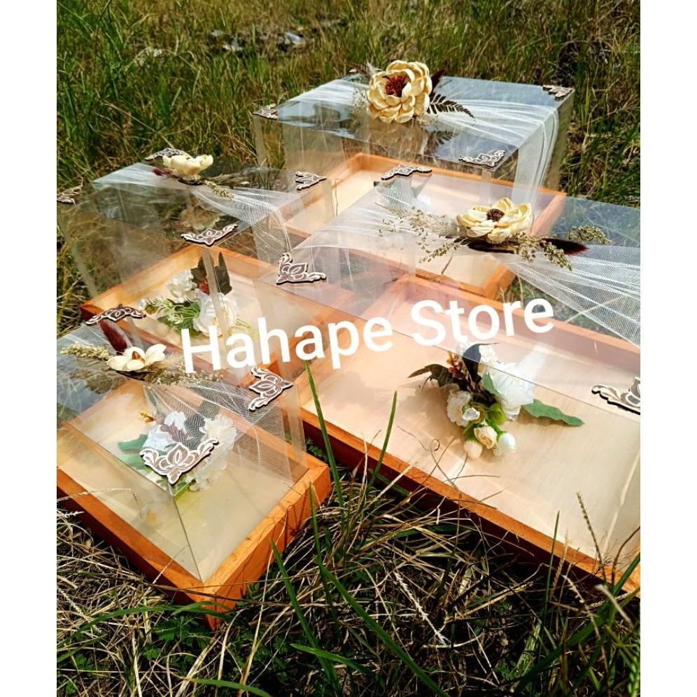 

TERMURAH KOTAK KAYU PAKET 4/5/6 SESERAHAN HANTARAN DIJAMIN Nugi