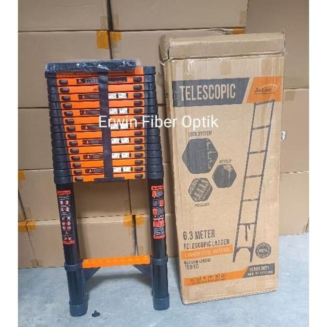 Terlaris Tangga Single 6,3 Meter Teleskopik