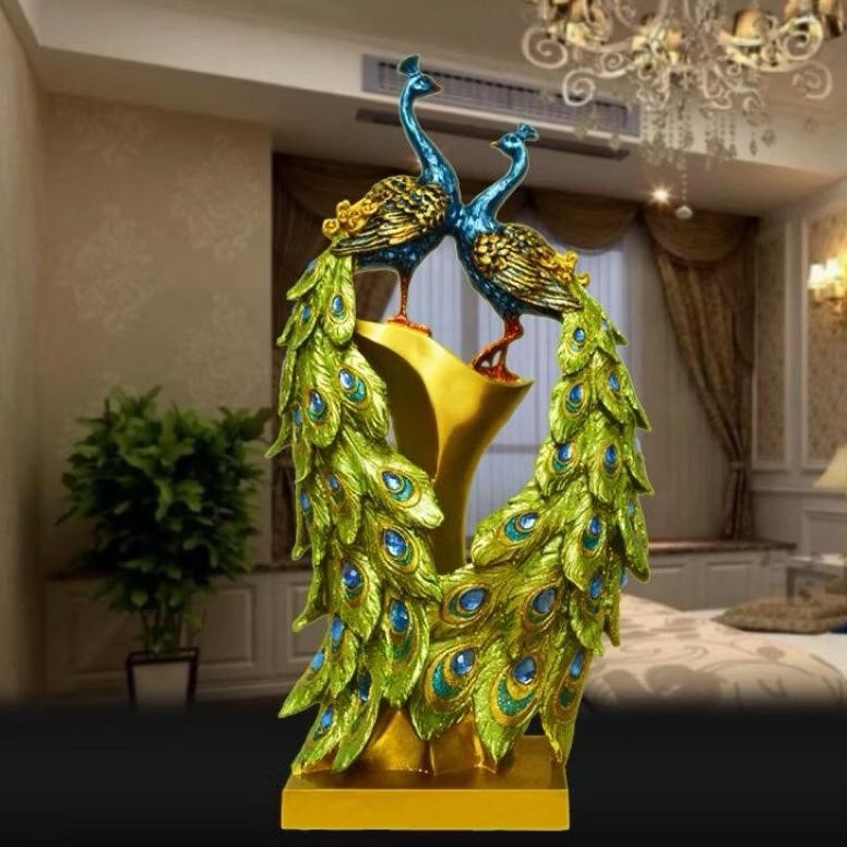 Terlaris Pajangan Burung Merak Couple / Dekorasi Ruangan