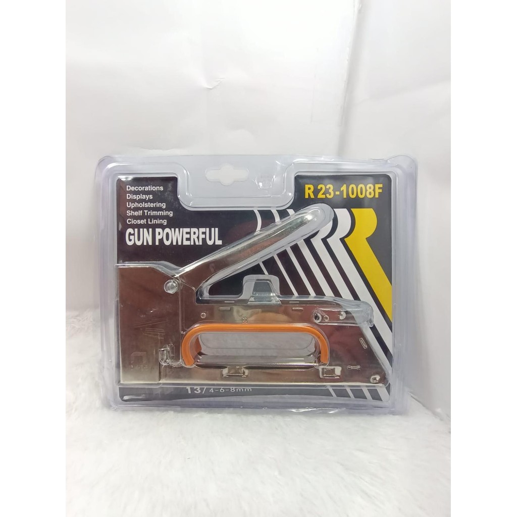 

Stapler Tembak / Cekrekan / Pengokot / Hekter Gun Tacker / Staples Sofa, Staples Jok, Stepler Motor, Kursi TERBARU