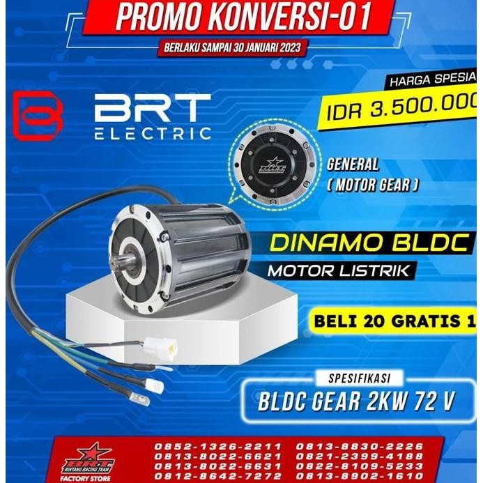 Dinamo Bldc Motor Listrik Brt