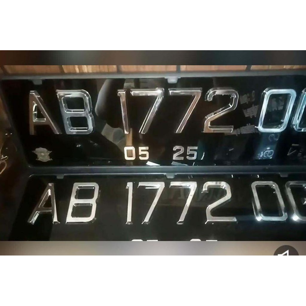 Plat chroome ||  jenis Digital || Plat Sultan || Angka Mobil || Plat mobil 3Dimensi || Nopol || Acse