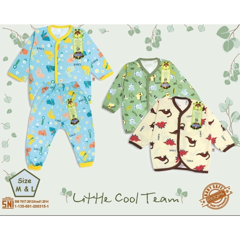 Terbaru - Setelan Bayi Panjang / Baju Tidur Anak / Piyama Anak Ridges SNI ~