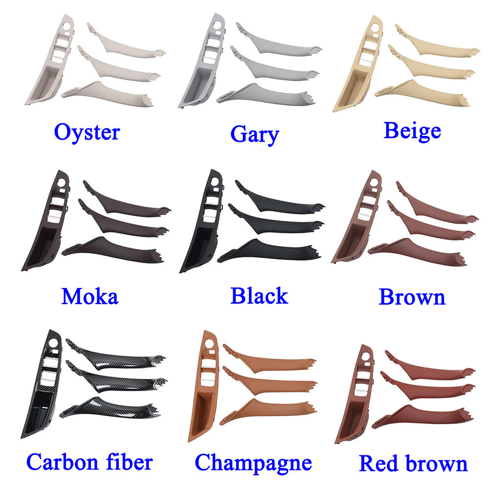 

4PCS LHD Interior Kiri Kanan Pegangan Pintu Kit Perbaikan Untuk BMW 5 Seri F10 F11 520i 523i 525i 52