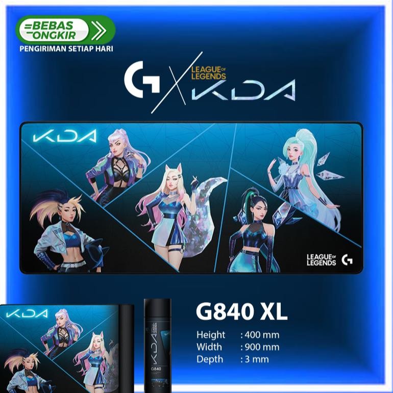 Terlaris Logitech Kda G840 Xl - Limited Edition Gaming Mousepad