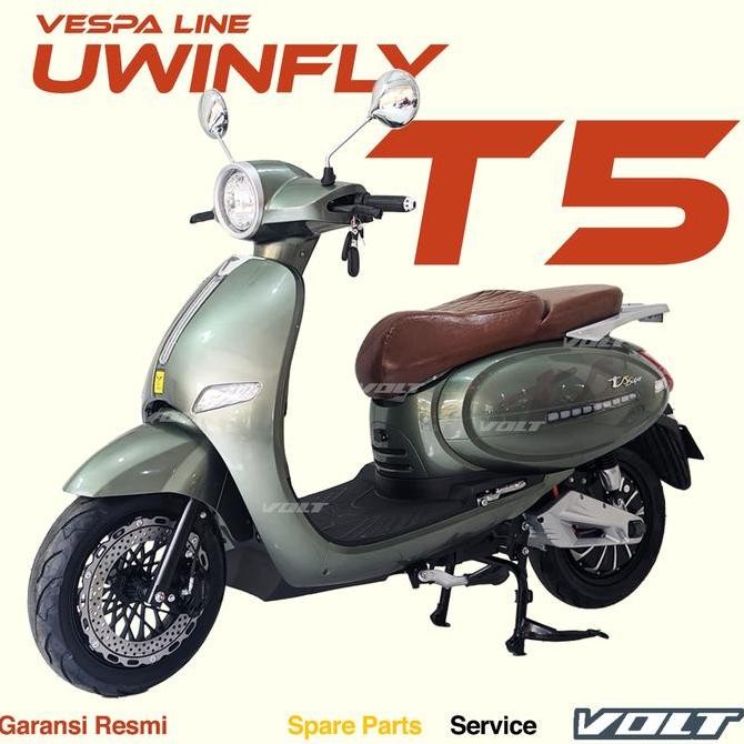 Uwinfly T5 Motor Listrik Vespa Listrik 2000W / Garansi Resmi U-winfly