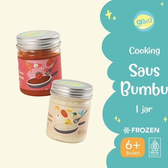 

Grouu - Bumbu Saus Bahan Masak Mpasi Carbonara Bolognese - Bumbu Saus Makanan Bayi Alami No Msg, Saus Bahan Masakan Mpasi HC
