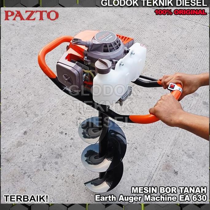 Mesin Bor Lubang Tanah Biopori Earth Auger Drill 63 cc + Mata Original
