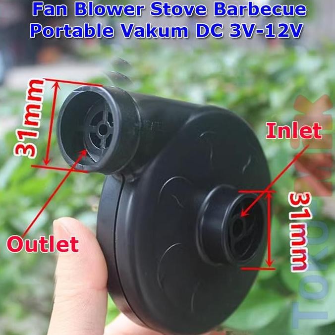 Blower Fan Kipas Sembur Sedot Fan Ventilator Vakum DC 3V-12V