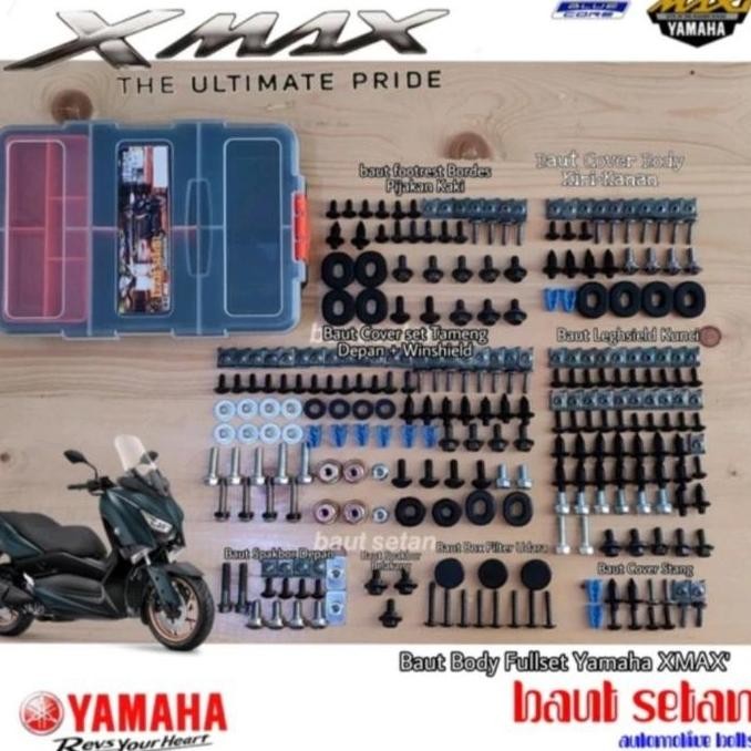Baut full set body yamaha xmax/baut lengkap full body xmax