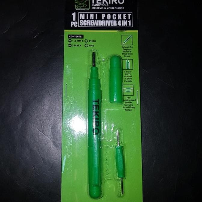 tekiro obeng pocket mini 4 in 1 - screwdriver tekiro obeng hp