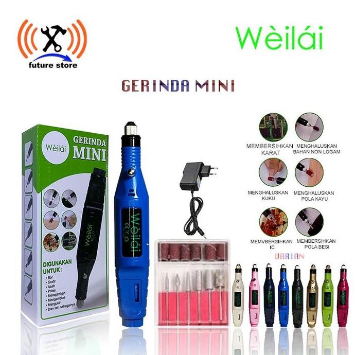 Weilai Mesin Mini Grinder Grafir Bor Gerinda Ukir gerinda mini