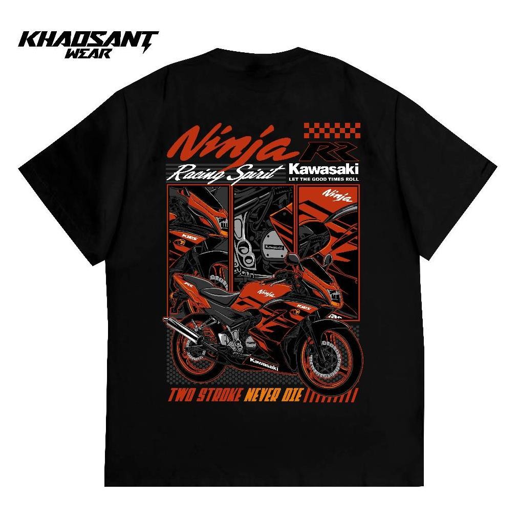 Promo Khaosant Kaos Kawasaki Ninja Rr 150 Old Green Built Up 2 Stroke 2 Tak Ninja Super Kips Rr Old 