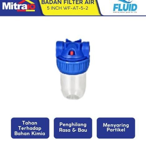 Fluid Filter Air 5 inch WF-AT-5-2 Transparant