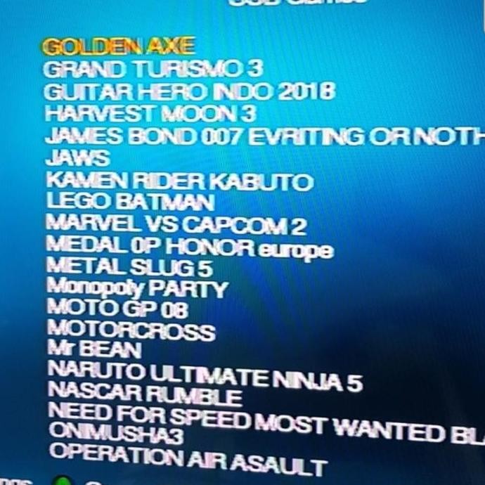 SALE PAKET KOMPLIT PS2 FAT HD 80/120/160/250 GB FULL GAME FREE 2 STIK NS