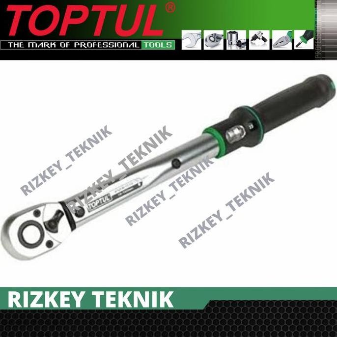 Toptul ANAM1205 Micrometer Adjustable Torque Wrench 3/8" 10-50Nm