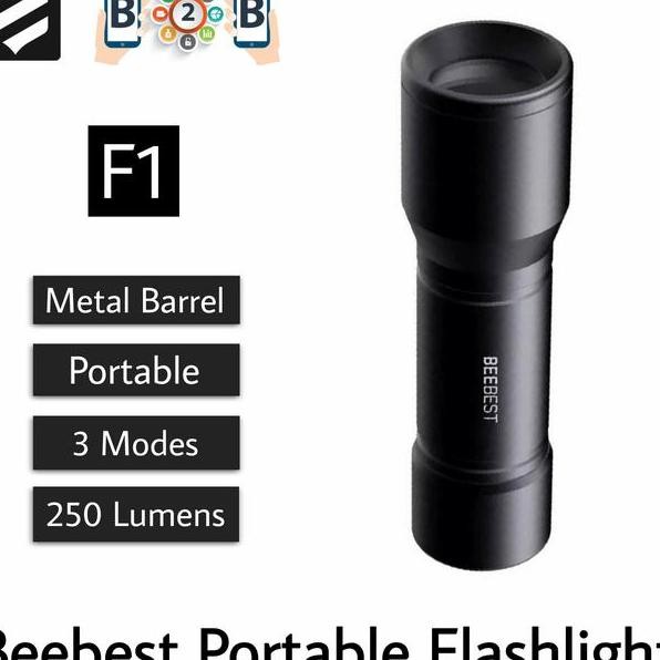 Beebest Portable Flashlht 250 Lumens Senter Portable