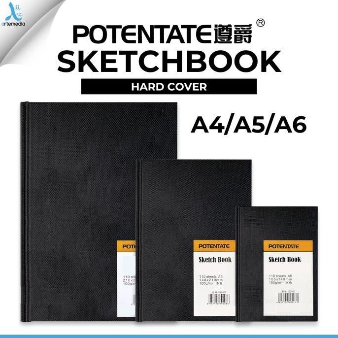 

Potentate Hard Cover Sketchbook Stitch Bound Drawing Book
