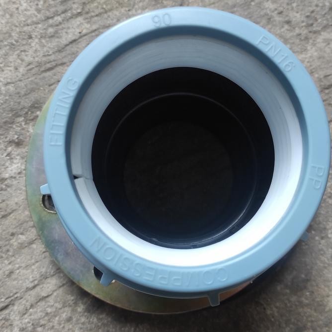 Flange Adaptor Compression Hdpe 90Mm (3") Merk Amd