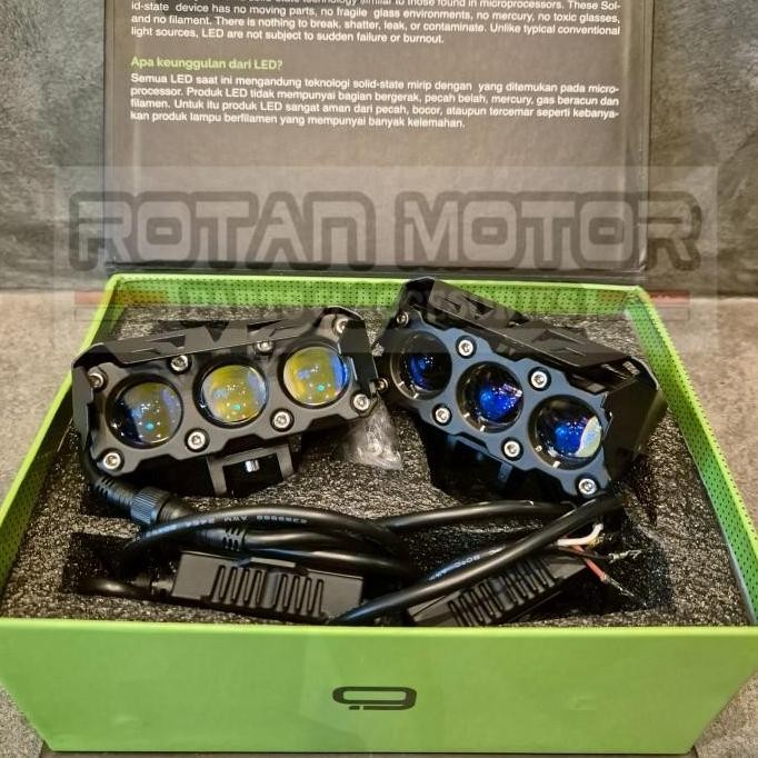 Mini Projie Luminos Q9 Pro Triple Lens Blue Lens Q9 Pro / Luminos Q9 Pro Laser Led / Mini Projie 3 M