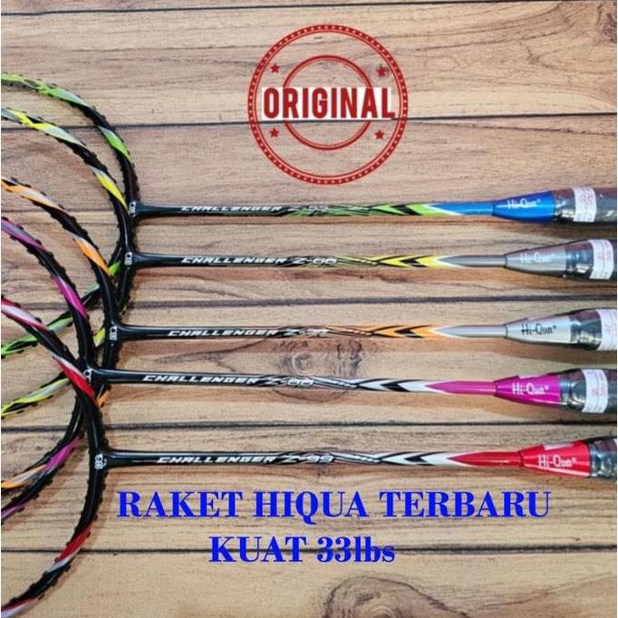 Raket Badminton Hq Hi-Qua Hiqua New Challenger Z55/Z66/Z77/Z88/Z99 Ori
