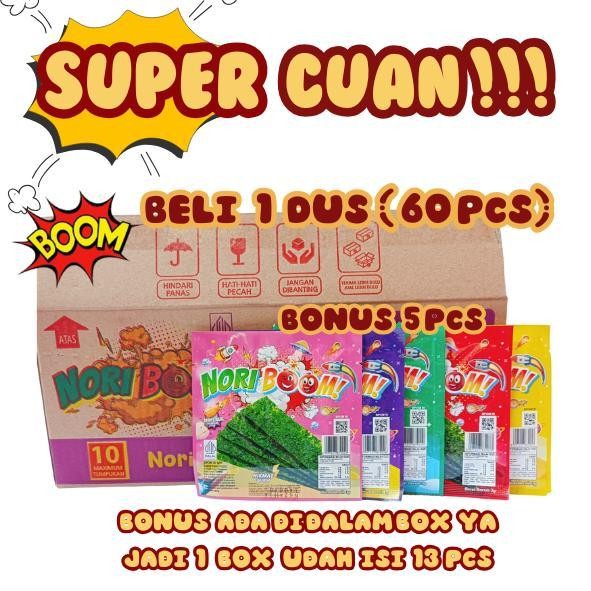 

Paket Hemat Nori Boom Mix 5 Rasa (1 Dus) 5 Box