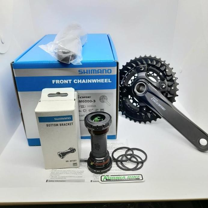ready crank shimano deore triple m6000 + bb shimano