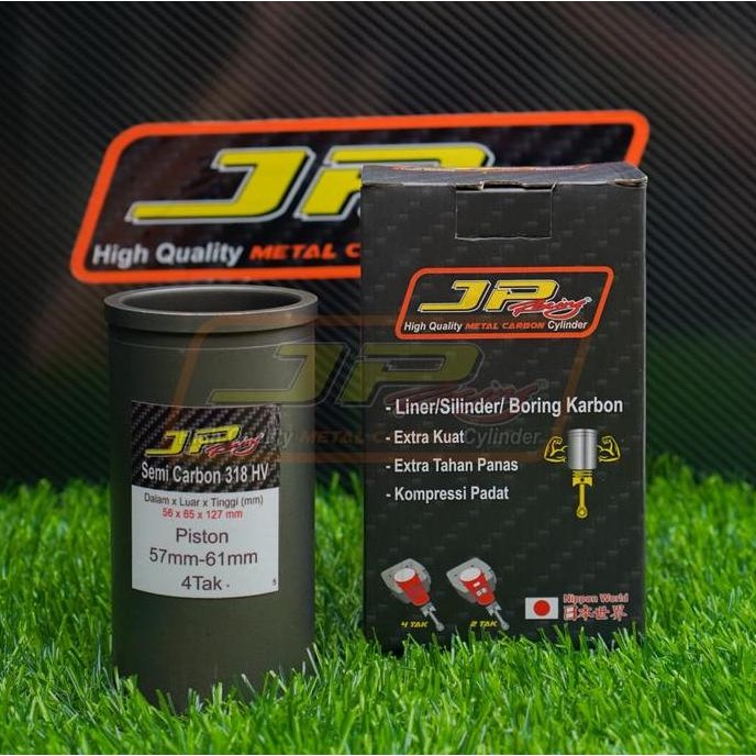 JP RACING Liner carbon utk piston 57-61 mm bahan semi carbon 318 hv