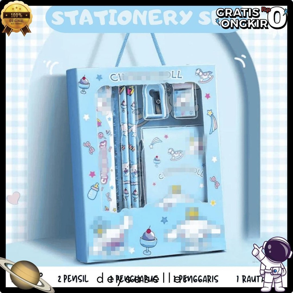 

Kotak Pensil Anak Set Stationery Untuk Hadiah Anak Sekolah Motif Lucu Kartun Lucu Terkenal Viral Booming/ Alat Tulis Set Karakter Kado Terlengkap Dan Termurah