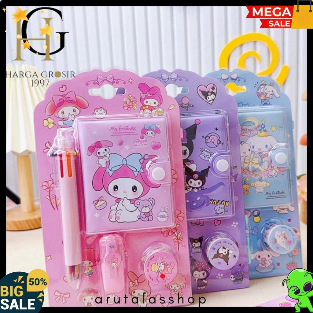 

Set Alat Tulis 4 In 1 Sanrio Sat Pilih Warna Termurah Imut Lucu Cinamorol Kuromi Terjangkau Bisa Cod Terlengkap Dan Termurah