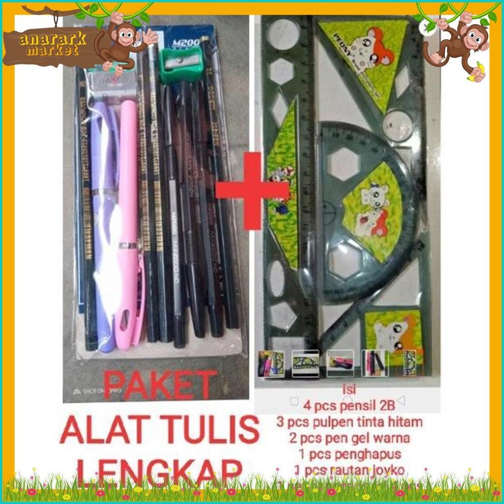 

Paket Alat Tulis Lengkap Murah Isi 15 Macam Alat Tulis Diskon Setengah Harga