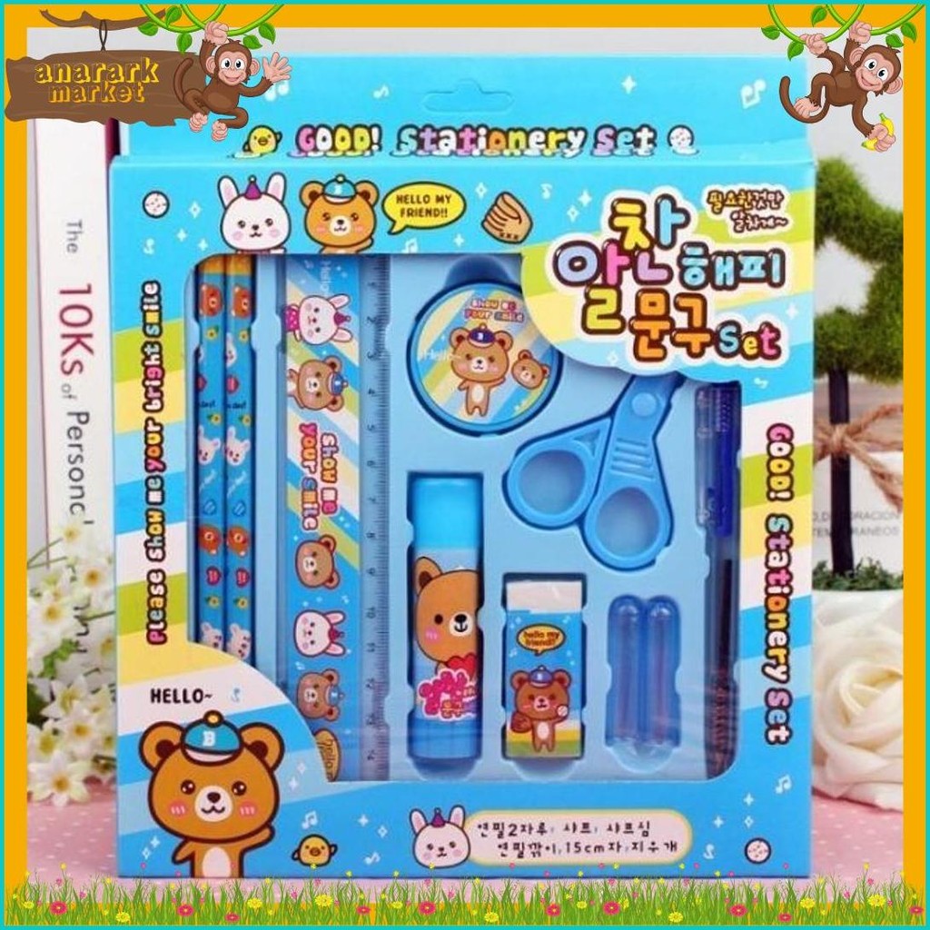 

Msbs Paket Alat Tulis Set 8In1 Stationery Set Study Set Anak Karakter Set Alat Tulis Anak Tk Diskon Setengah Harga