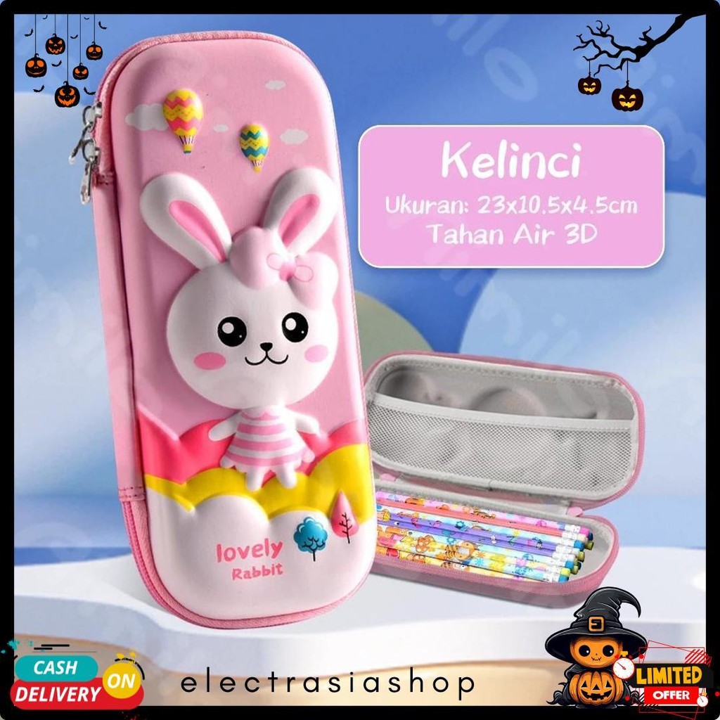 

Tempat Pensil Aesthetic 3D Tempat Pensil Anak Laki Laki Waterproof Kotak Pensil Anak Perempuan Alat Diskon